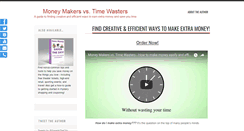Desktop Screenshot of moneymakersvstimewasters.com